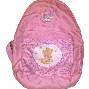 Vintage Sanrio tweedle dee dee teddy bear backpack